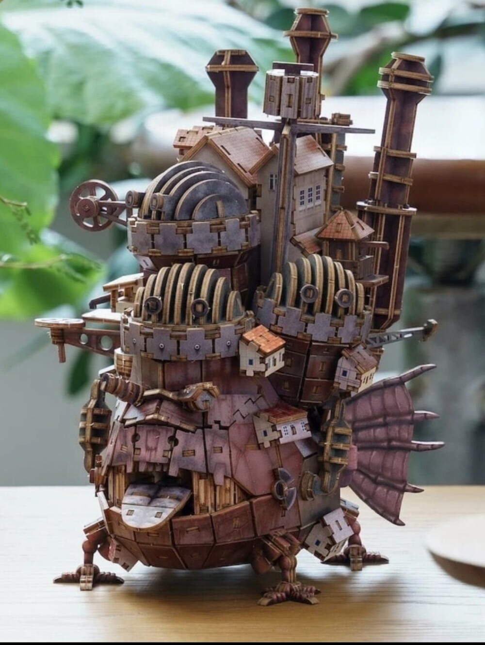 Howl's Moving Castle 3D Wooden Puzzle Kit